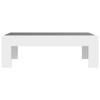 Infinity LED Coffee Table in White 90 x 50 x 30 cm