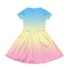 Girl Summer Dress Color & Print Short Sleeve Dress With Pocket Casual Dress Shorts Sleeve Party Dress Easter Day