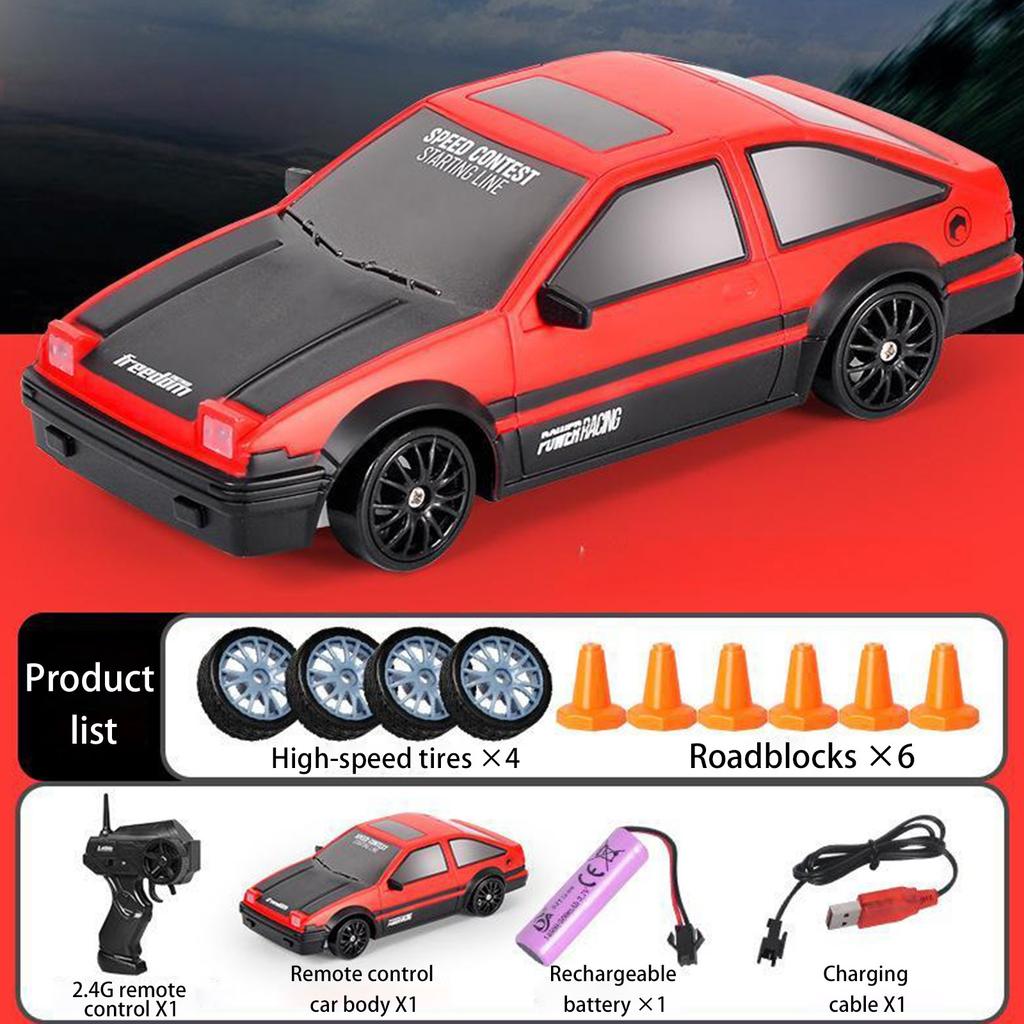 1 ,24 Remote Control Car Charging Wireless High Speed Remote Control Car Racing Drift Racing Toy Car Model