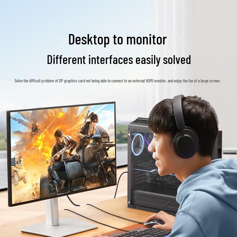 Ugreen HDMI 2.1 auf DisplayPort 1.4 Adapterkabel