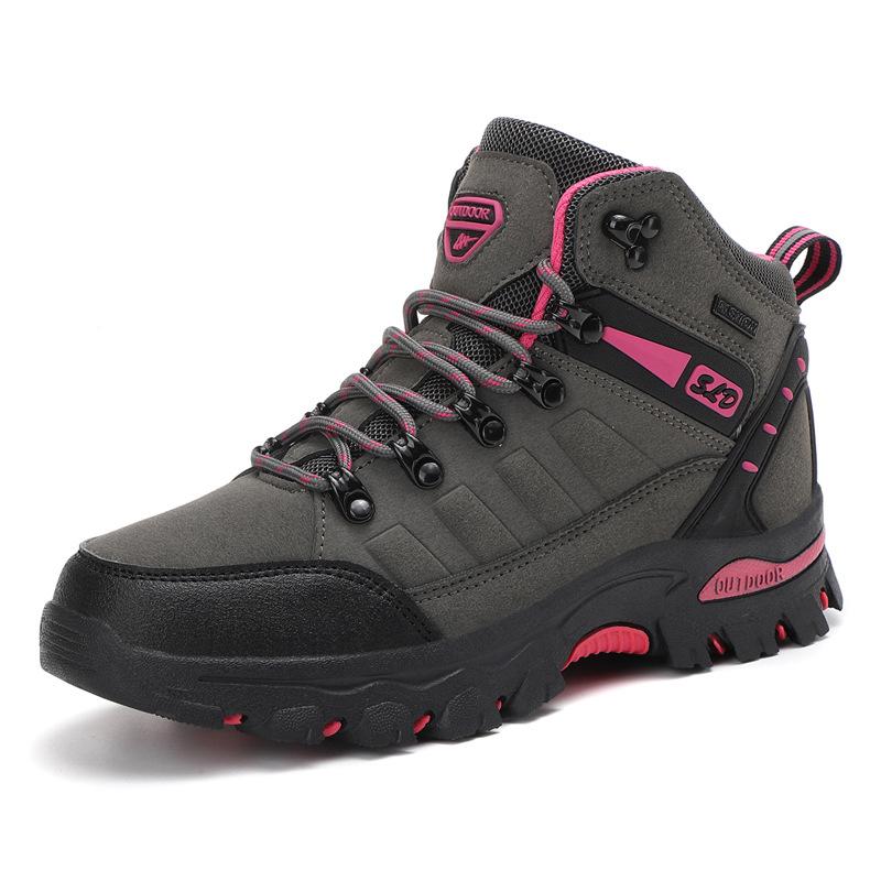 Women's Shoes Large Size Outdoor Shoes High-top Shoes Wear-resistant Shoes Mountaineering Shoes Sports Shoes Climbing Shoes Physical Training Shoes