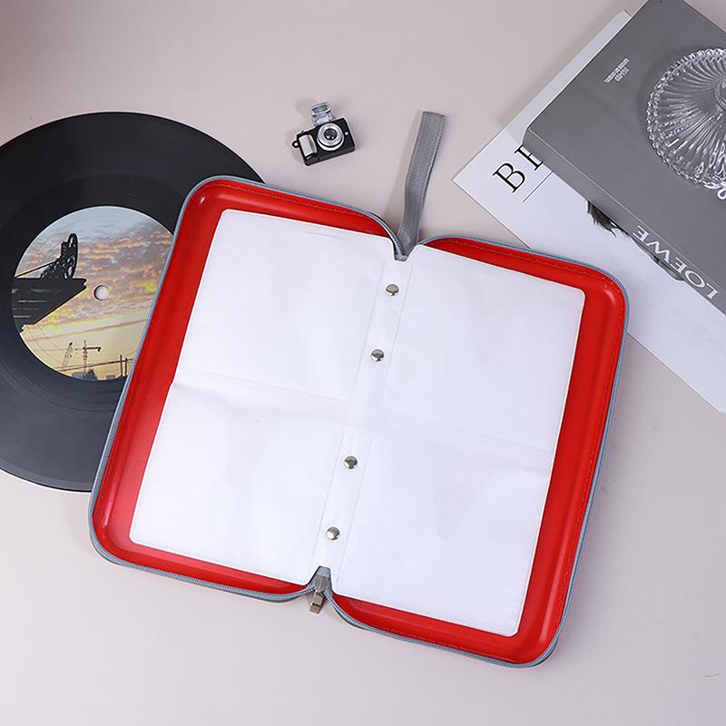 80Sheets Cd Dvd Carry Case Cover Disc Storage Holder Cd Sleeve Wallet Album Hard Box Plastic Cd Pack Disc Dvd Disc Pack