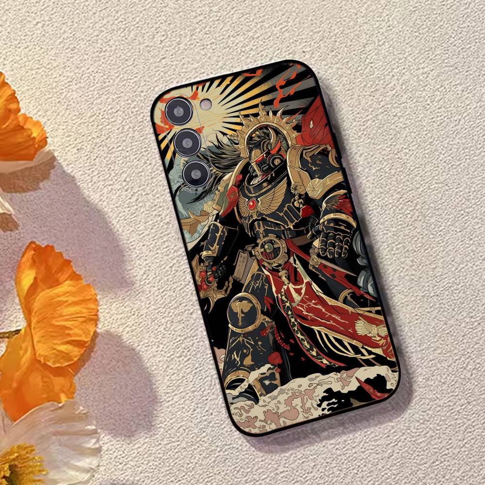 Game W-Warhammer-ES 40k Phone Case Black Silicone Soft For Samsung Galaxy A73,A72,A71,A70,A53,A52,A51