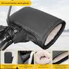 Thick Warm Windproof Motorcycle Gloves Muffs Winter Warmer Gloves Equipment Handle Handmuffs Cover Waterproof Mitts Bicycle X4N0