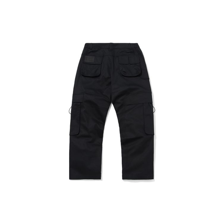 Li Ning Badfive Basketball Series Multi Pocket Casual Pants Men Pants Black AKXQ527-3