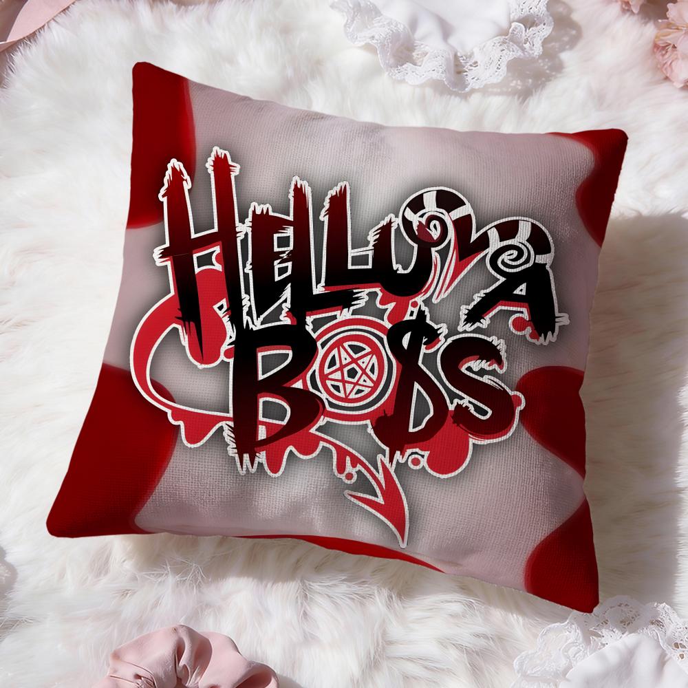 Anime H-Helluva B-BossS Cushion Cover Premium Comfort Reversible Pillow Cove -Two In One Design for Any Room & Car Interior
