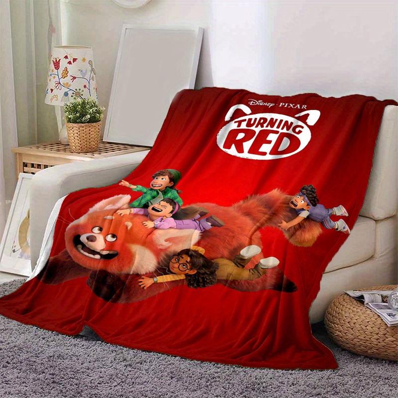 

1pc, Disney Pixar Turning Red Red Panda Blanket Gift Perfect for Bedtime, Playtime, or as a Gift,Bedroom, Living Room 80x120cm