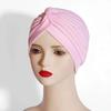 New Women Solid Color Hijab Turban Cancer Beanie Bonnet Inner Hijabs Cap Hair Loss Chemo Hat Elastic Head Cap Muslim Indian Hat