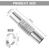 Universal Car Accessories Exhaust Connector Kit - Elbow/Straight Pipe Exhaust Flex Pipe For Diesel Air Heater