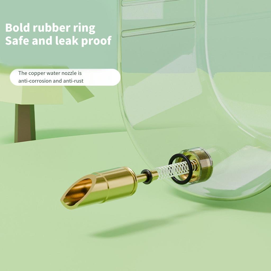 Clear Parrot Water Dispenser with Automatic Refill Systems and Food Grade Plastic for Small Bird Watering Supply