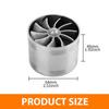 NEW!Supercharger Car  Accessories Power Air Intake Fan Turbine Turbo Universal