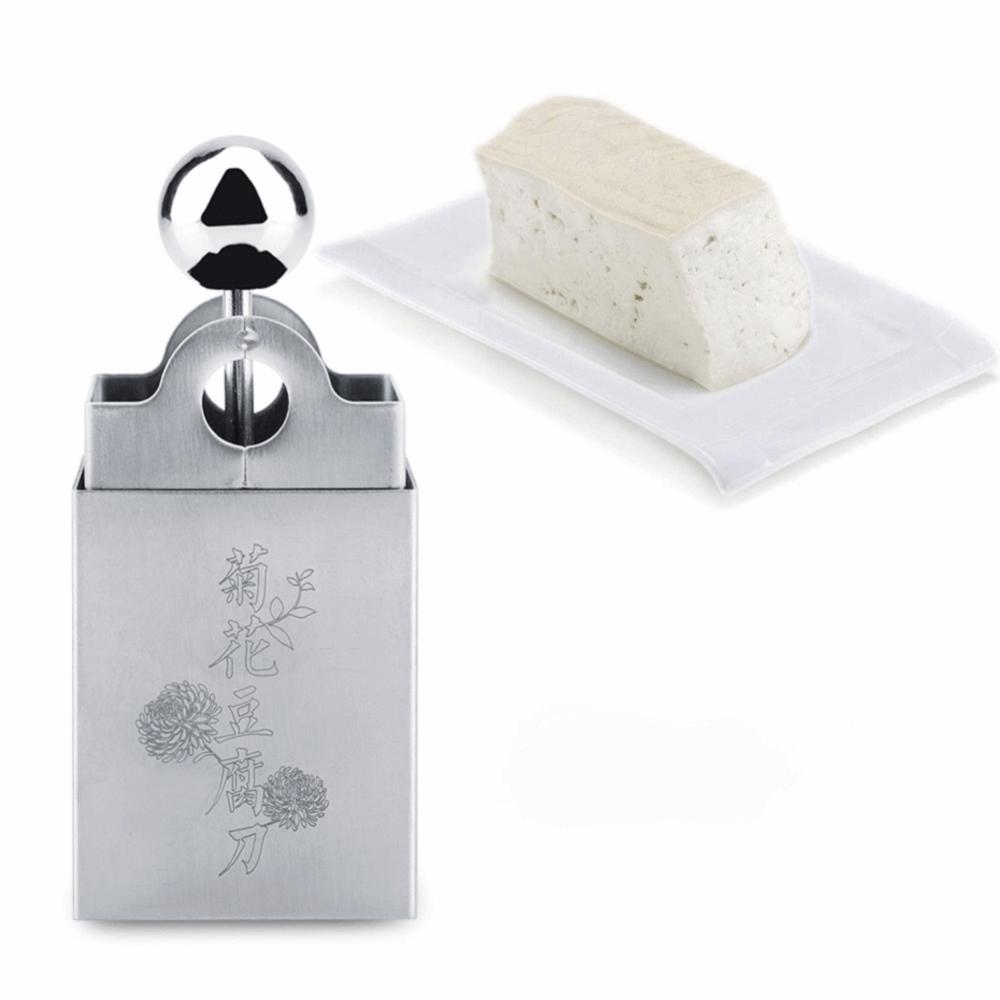 Square Shaped Tofu Cutting Tool Stainless Steel Tofu Pressing Mold Home Kitchen Cooking
