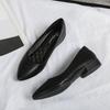 Pointed Toe Flat Shoes Soft Leather Soft Sole Work Ladies All-match Low Heel Shallow Mouth Women's Shoes
