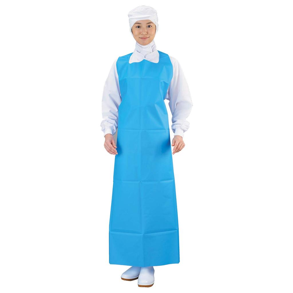 Leggeron Urethane Punched Apron M Blue E-50