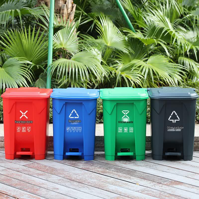 Fengjin Pedal Plastic Trash Can