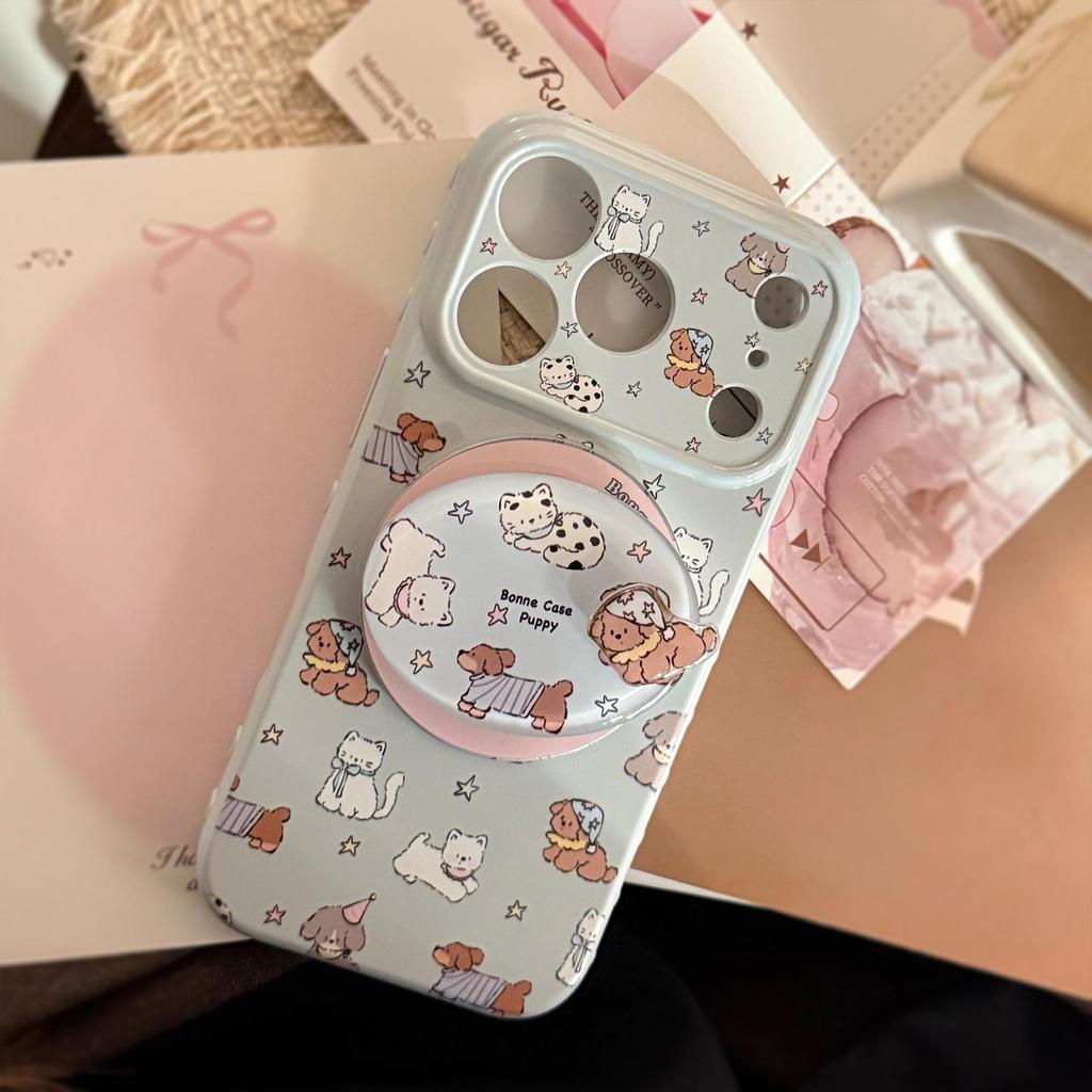 Cartoon Animal Magnetic Phone Case Compatible with iPhone 16, iPhone 17, and iPhone 17 Pro Max