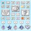 Wholeasle Shiny Zircon Shell Love Heart Devil Eyes Italian Charm Links Fit 9mm Stainless Steel Bracelet Women Jewelry DIY Making