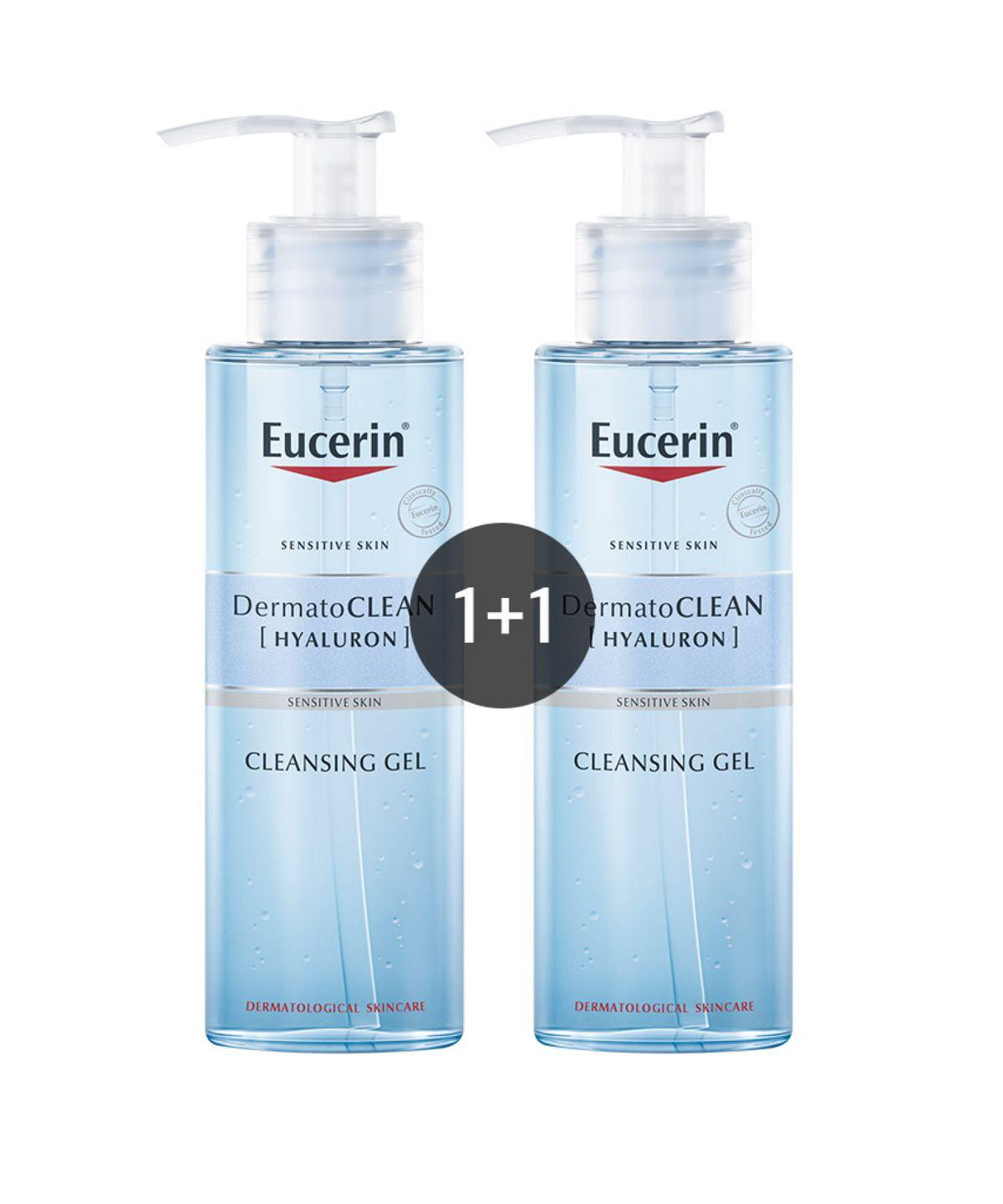 [2-pack] Eucerin Dermatoclean Refreshing Cleansing Gel 200ml x 2