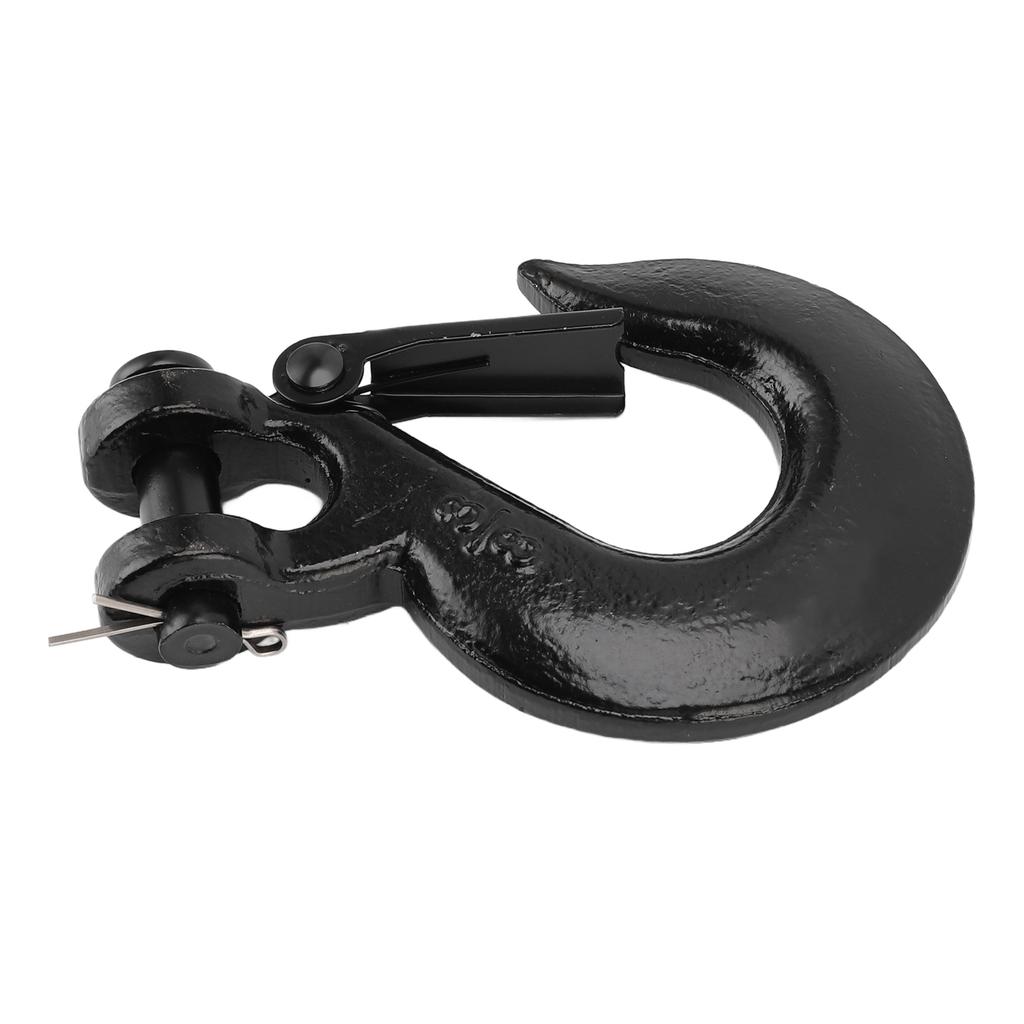 3Celsius8 Inch Chain Hook 18000lb Load Capacity Alloy Steel Zinc Clevis Slip Hook with for Trailer Truck Agricultural Equipment