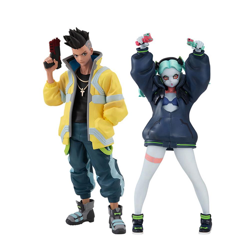 Anime Game Cyberpunk Rebecca Figure Standing Model Toy Collection Lucy Action Figure David figures Desk Decoration Birthday Gift