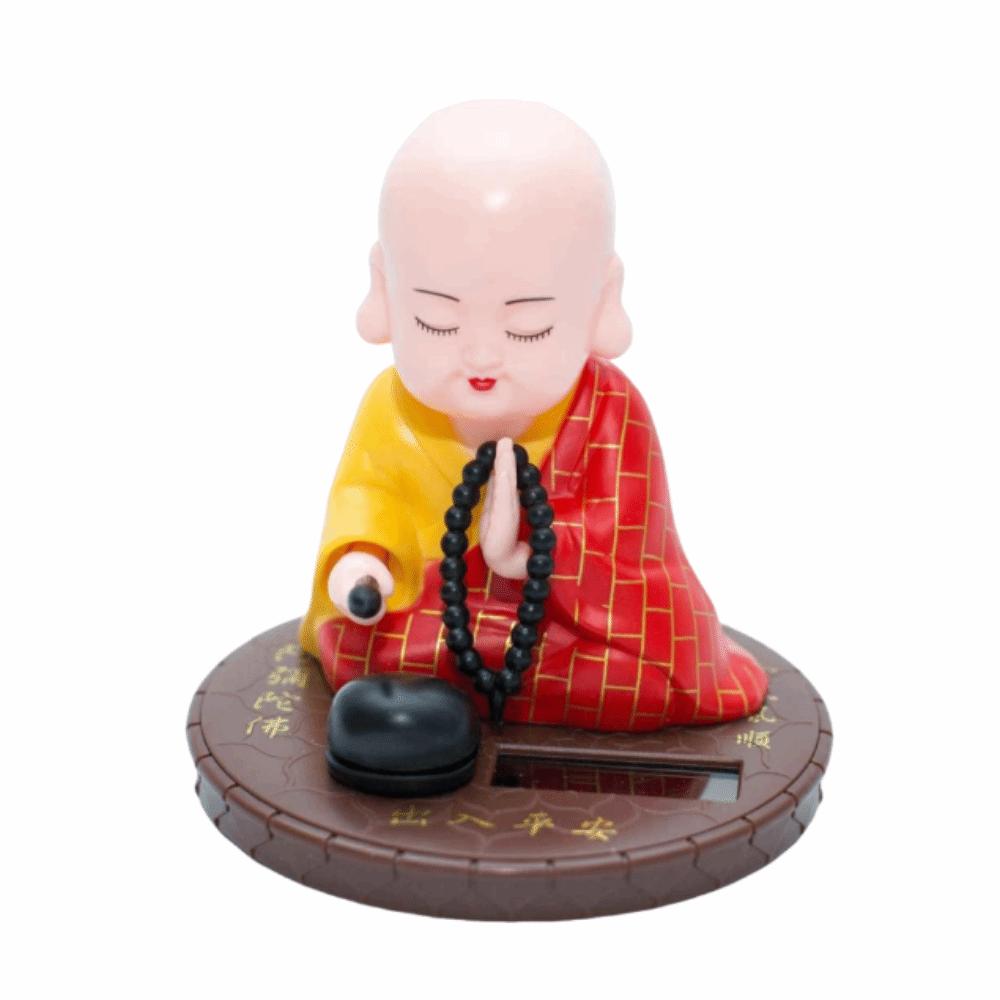 Devout Prayer Solar Nodding Buddha Wealth Coming Knocking Wooden Fish Beating Wooden Fish Handcrafts Decorative S красный