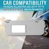 Grey Left Driver Side Sun Visor With Mirror Compatible With Hyundai Elantra 2016 2017 2018  Replace#85210-F0100TTX