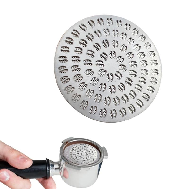 51mm/53mm/58mm Water Distribution Net Double Layer Brewing Head Filter Net Metal Puck Screen Water Distribution Mesh