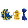10pcs Eid Mubaraks Hanging Pendants Ramadans Kareems Decorations For 2024 Home Islamic Muslims Eid Alfitr Festival