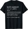 Tech Support Definition Shirt, Funny Cute Computer Nerd Gift T-Shirt Cotton Mens Tops Shirt Printed T Shirts Crazy New Arrival