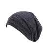 Hat Breathable Dual Color Faux Cashmere Night Sleep Cap for Sleep