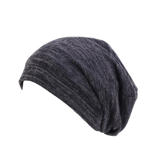 Hat Breathable Dual Color Faux Cashmere Night Sleep Cap for Sleep