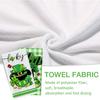 Seliem St. Patrick's Day Kitchen Dish Towels Set of 2, Lucky Clover Shamrock Green Hat Hand Towels Drying Baking Cooking Cloth, Plaid Check Farmhouse