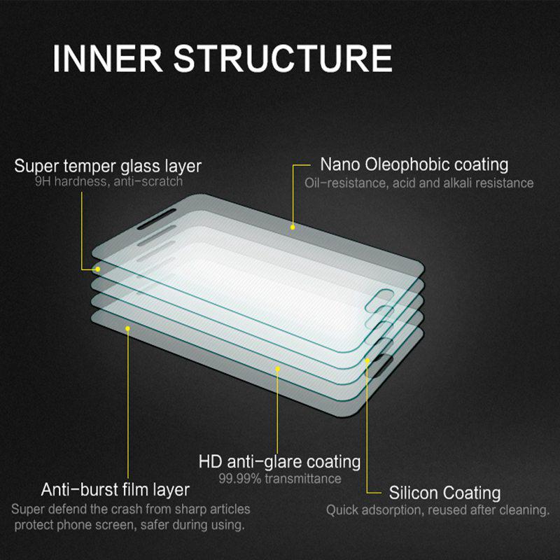 Vollständiges Schutzglas für Huawei Honor 8A 8C 8S P Smart Plus Z Y9 Prime Glas-Displayschutz