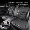AMJ1 Car Seat Cushion Cover For Tesla Model 3 S X Y Juniper Cybertruck Breathable Nappa Leather Seat Protection Pad Car Accessories