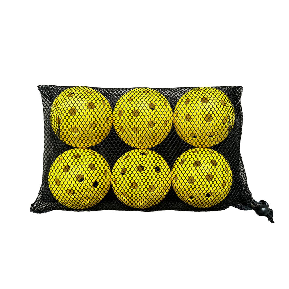 12pcs Pickleball 74MM 40 Holes Outdoor Durable Pickleballs 26g per Ball for Competition Pack of Outdoor Pickleballs