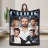 Chris Evans Decke Flanell Dekoration Atmungsaktiv Warm Überwurfdecken für Bett Auto Bettwäsche Überwürfe