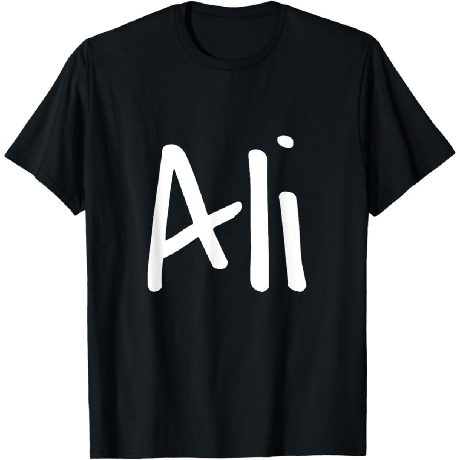 Ali - Your t-shirt with your name on it! T-Shirt XXXXXL чёрный