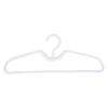 Lightweight Short Neck Plastic Clothes Hangers Pack of 10 Anti Slip Texture