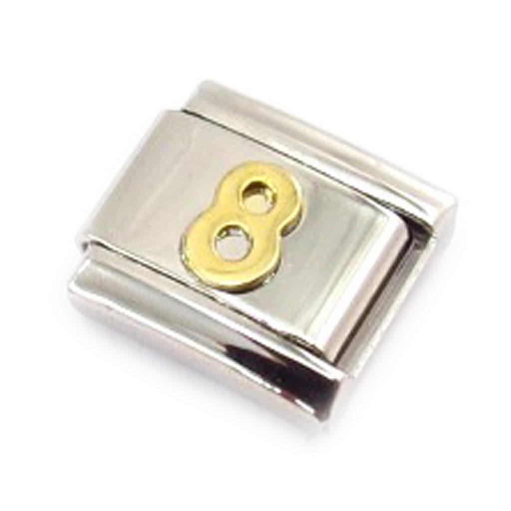 Les Trésors De Lily [C6014] - Gold 'Figure 8' Mesh