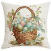 New Easter Pillowcase Spring Retro Rabbit Easter Egg Decorative Pillow Sofa Cushion Cover