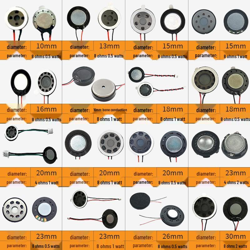 4.5cm Diameter Ultra-Thin 45mm Speaker 4 Ohm 2W Car Amplifier Iron Shell Magnet Speaker Horn