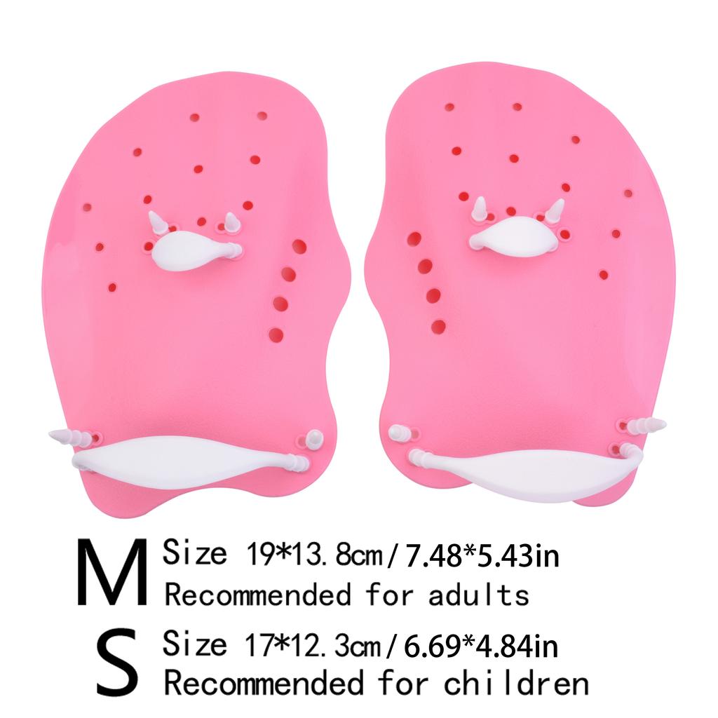 Black Swimming Fins Paddling Palm Adult Freestyle Paddling Training Fins Professional Swimming Equipment Palm