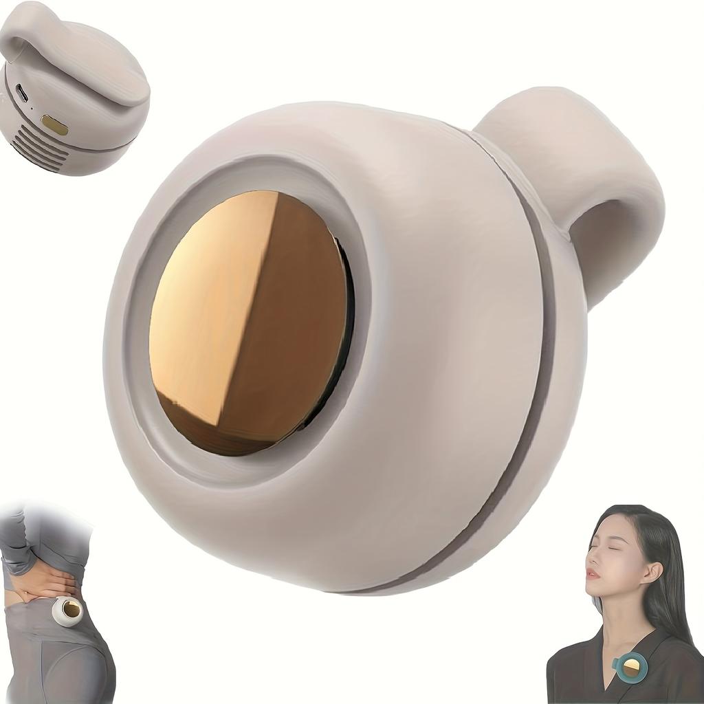 Mini Portable Silent Bladeless Fan Small Clip On Shirt Waist Adjustable Suitable For Shirts And Waist, Portable Small Bladeless Fan 3-speed