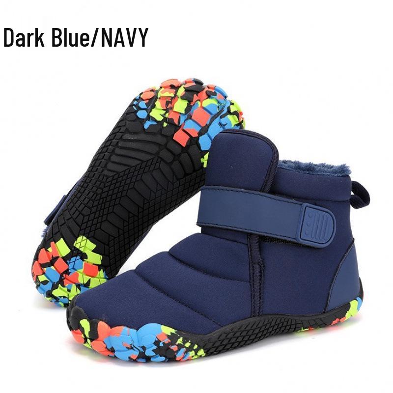 Winter-Schneestiefel für Kinder: Warme Baumwollschuhe mit Samtfutter für Jungen & Mädchen