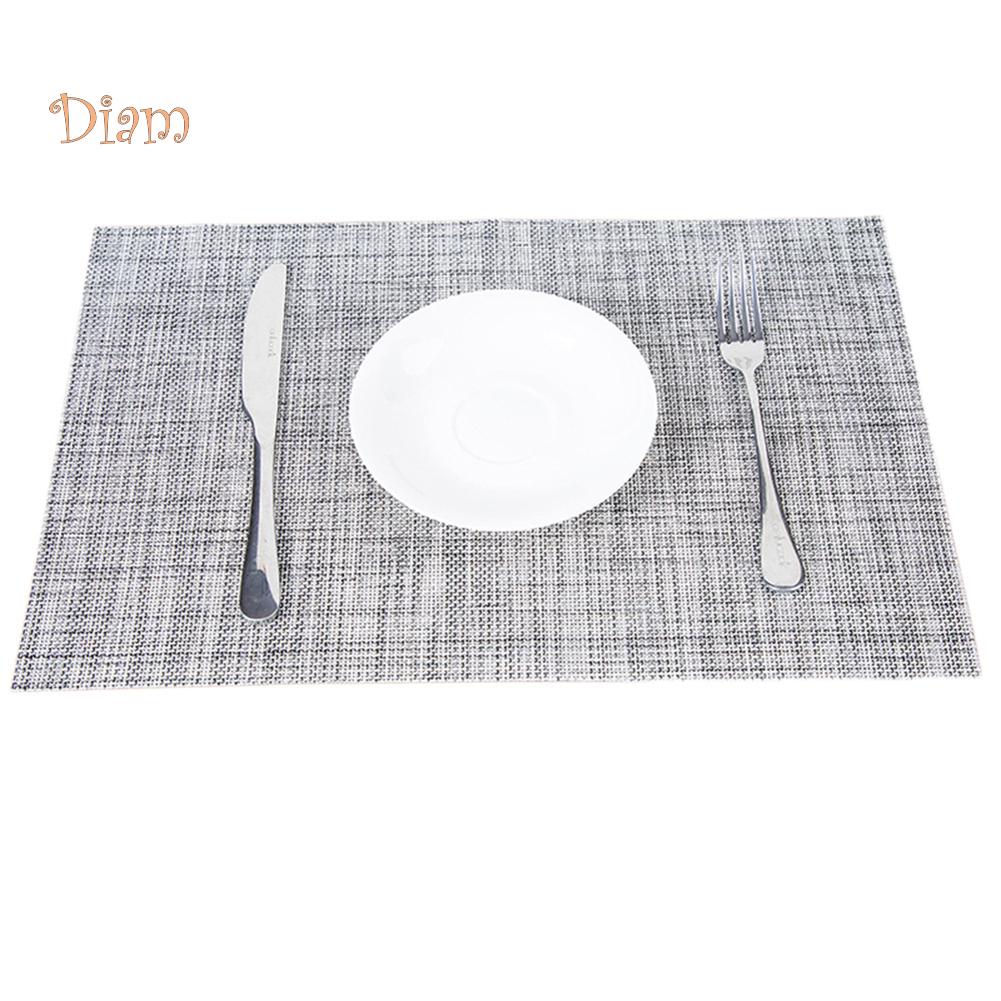 NO.HS Heat Insulation Non-slip Placemat Dining Table Bowl Dish Cup Pad Mat Heat Resistant Mat