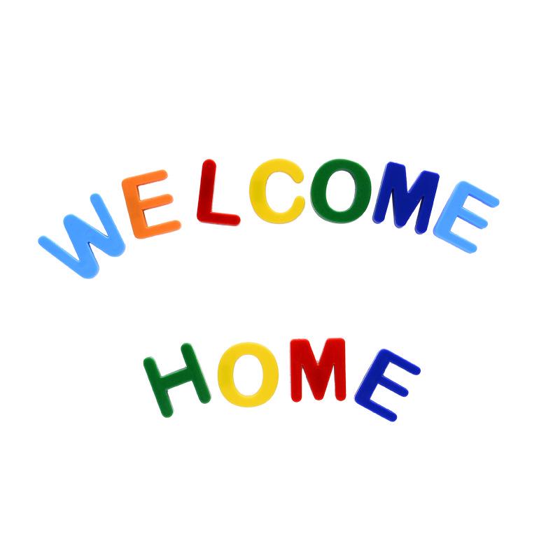 Children's Magnetic Uppercase Letter Stickers for Fun Early Education