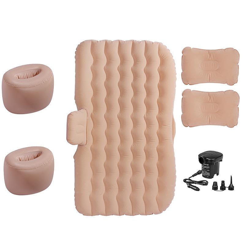 Thickened Car Inflatable Travel Mattress: Rear Seat Folding Bed for SUVs & Sedans