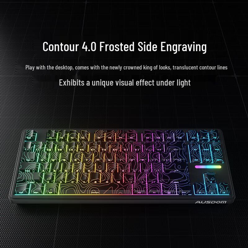 AUSDOM H87 Tri-Mode Mechanical Keyboard