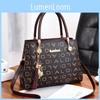 Letter Print Adl Handbag With Zipper Closure Single Shoulder Crossbody Bag Gift