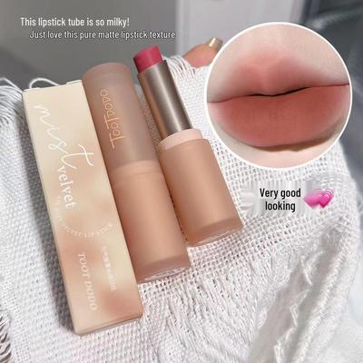 Toot Dodo Airy Velvet Long-Lasting Matte Nude Lipstick – Enhances Complexion, Non-Stick, Soft Mist Finish.